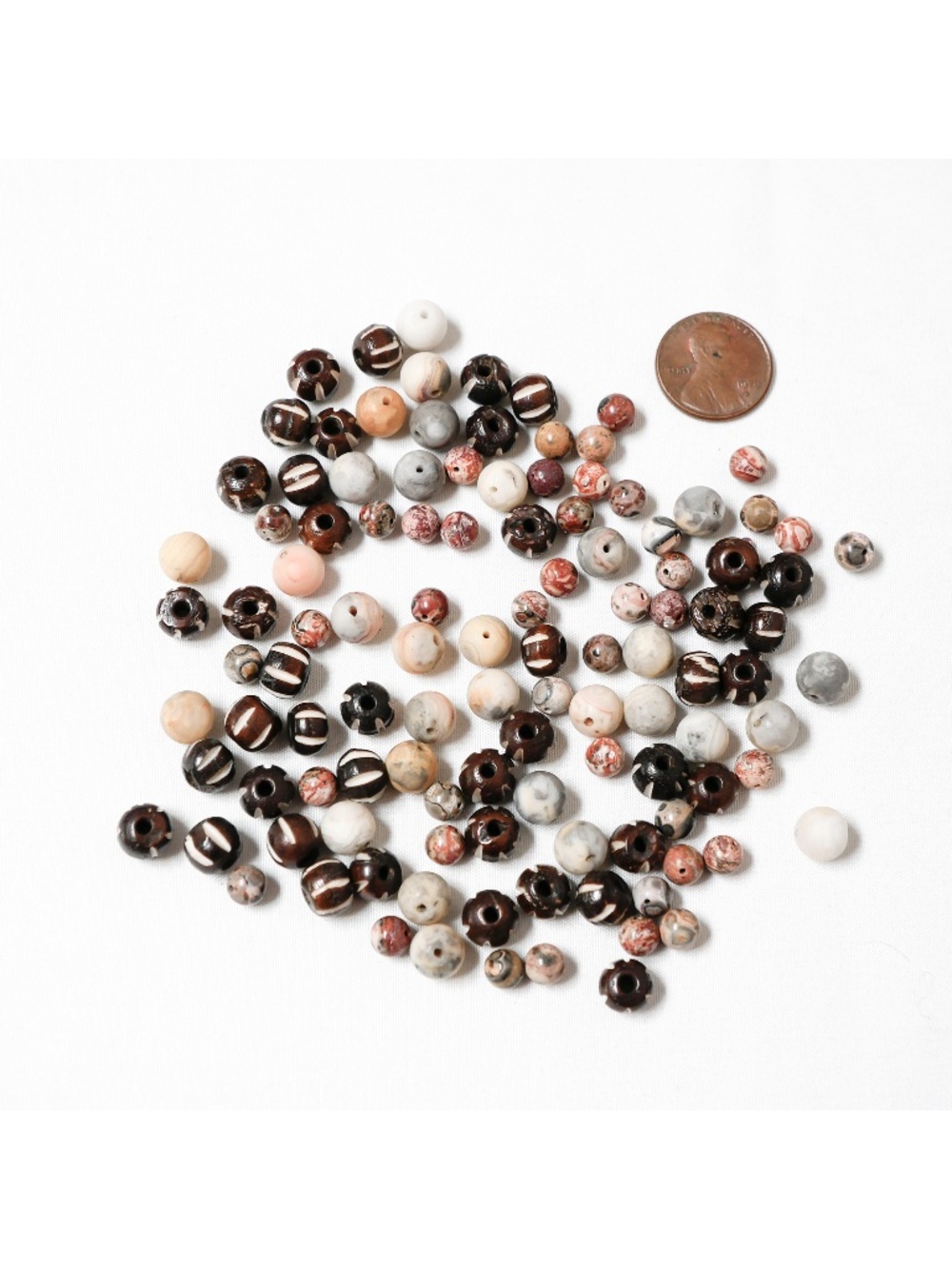Group of various beads that you can use to make your own jewelry